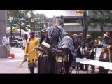 Hebrew Israelites blowing the trumpet at the Trayvon Martin March in Charlotte,NC pt 3