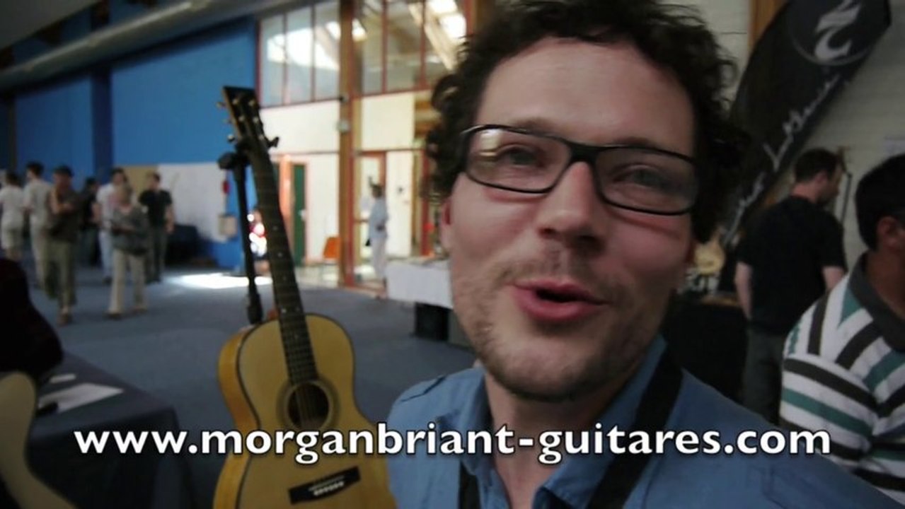 Interview de Morgan luthier des guitares Briant - Graines de Guitare 2013