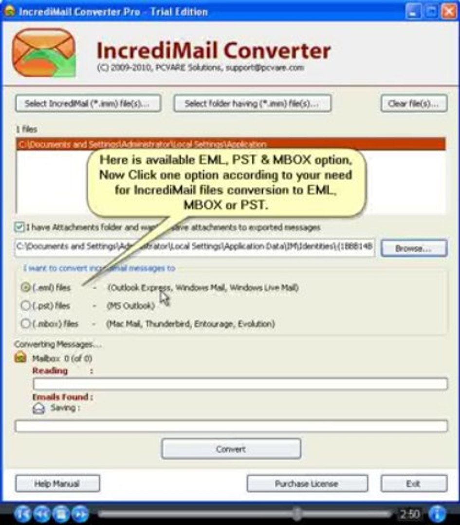 Incredimail To Thunderbird