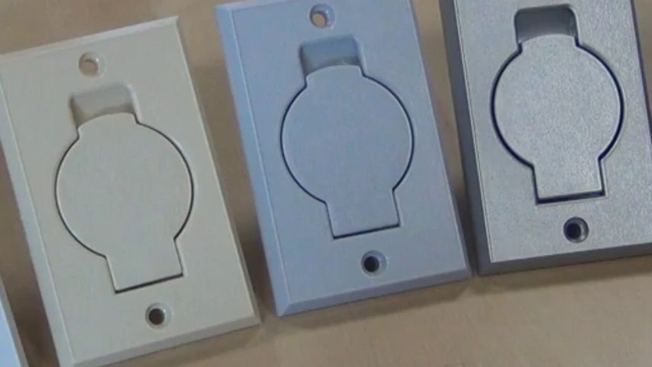 Prise murale porte ronde