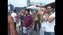 Acerra (NA) - I disoccupati bloccano ingresso al Termovalorizzatore (24.07.13)