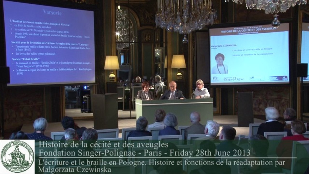 The history of blindness and the blind : Malgorzata Czerwinska - English version