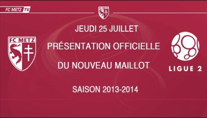 Présentation du nouveau maillot Grenat - Saison 2013/2014