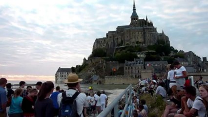 Retour exceptionnel à l'insularité au Mont-Saint-Michel
