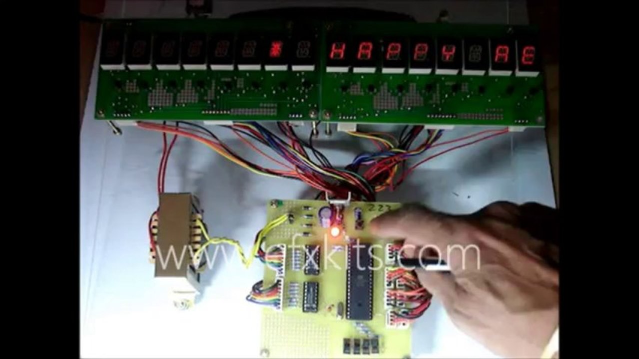 Pre Programmed Digital Scrolling Message