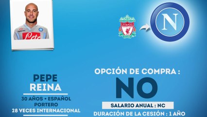 Pepe Reina ficha por el Nápoles