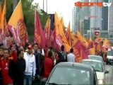 ultrAslan TFF'ye Yürüdü   Fatih Terim'e verilen cezaya protesto