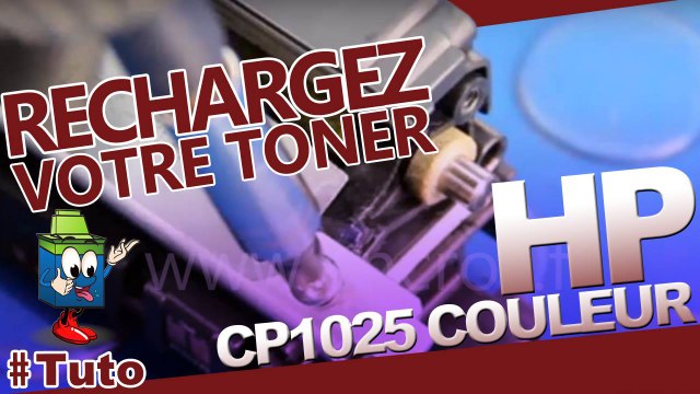 Comment bien recharger les cartouches toner HP CP1025 Laserjet Color