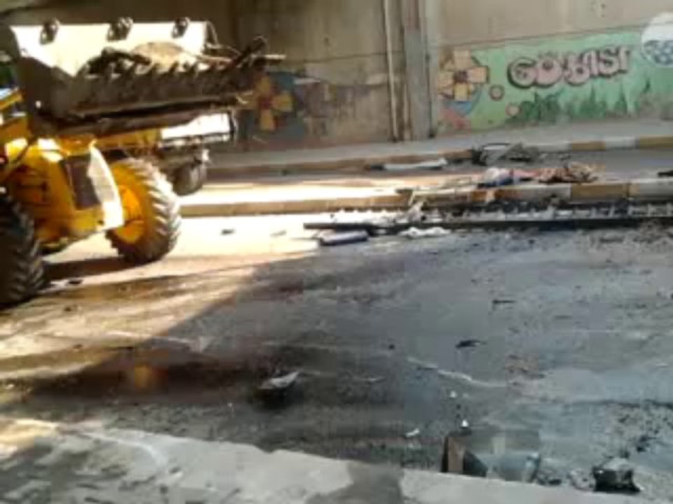 telef olan hayvanları böyle topladılar
