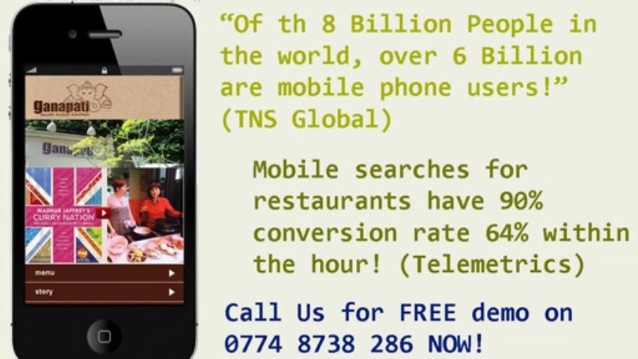 Mobile Web Site Designer, London, UK  (077) (4873) (8286) mobile site designer