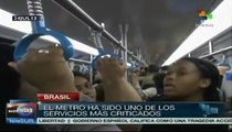 Persisten quejas sobre el transporte público en Río de Janeiro