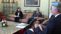 كريم غلاب يتباحث مع الوزير البريطاني المكلف بشؤون مجلس الوزراء
