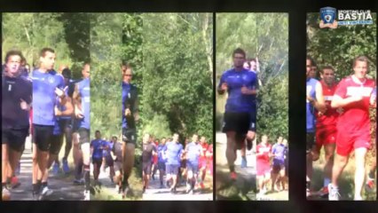 SC Bastia : Les bleus à Combloux : La séance de jeudi matin en images