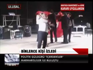 BİNLERCE KİŞİ İZLEDİ