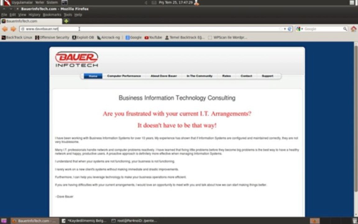 Joomla Hack [ Tutorial‎ ] Using Backtrack Joomscan - Par4noiD