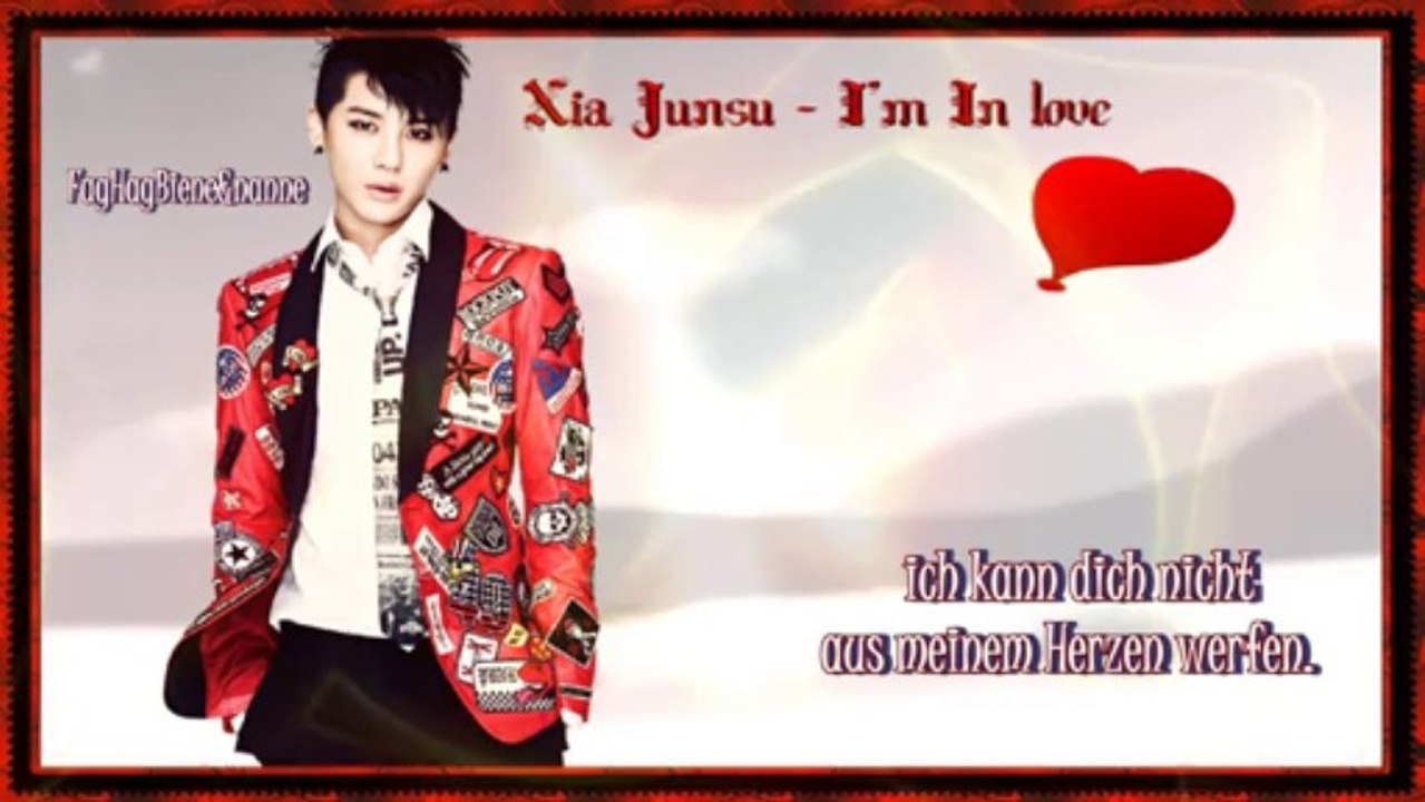 Xia Junsu - I'm In love k-pop [german sub]