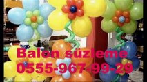 zincir balon süsleme
