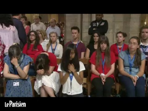 Accident ferroviaire : la communauté espagnole se recueille à Notre-Dame