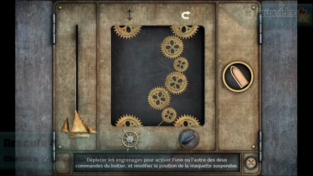 Dracula 4 : L'Ombre Du Dragon - Solution - Chapitre 2 : Énigme des engrenages du bateau