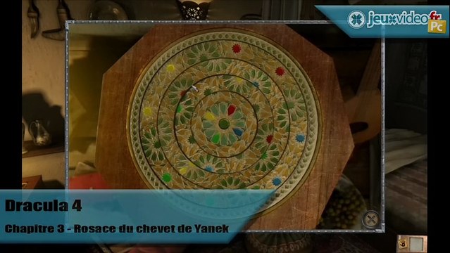 Dracula 4 : L'Ombre Du Dragon - Solution - Chapitre 3 : Énigme de la Rosace