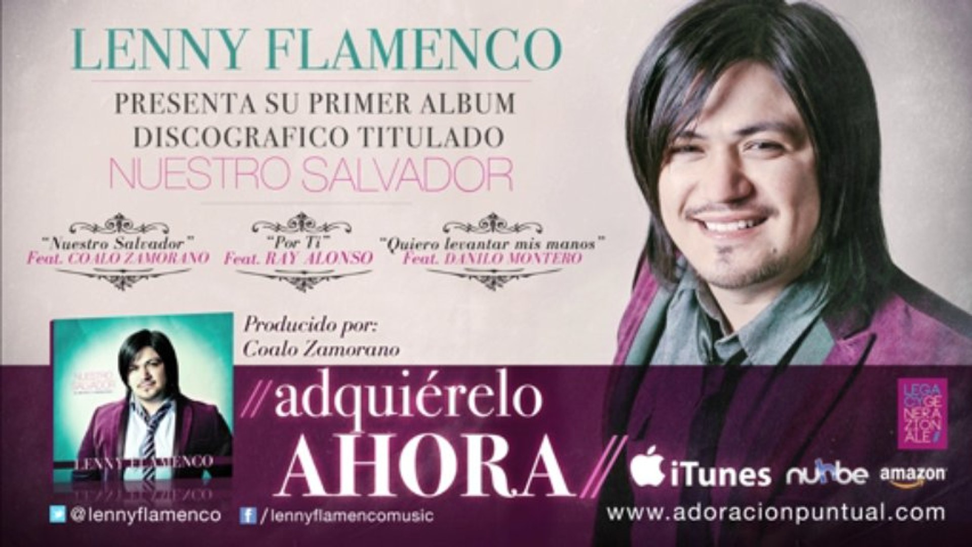 ⁣Lenny Flamenco | cantante cristiano presenta su mas reciente producción «Nuestro Salvador»