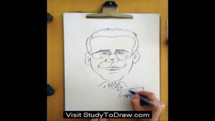 how to draw caricature drawings