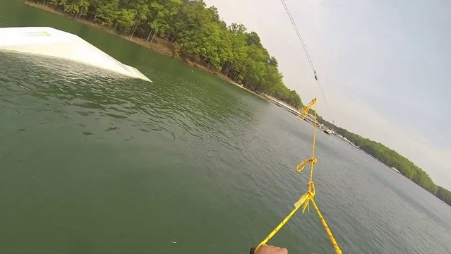 Wakeboarding lake Allatoona