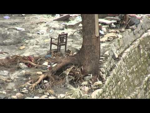 Drenched, flooded and damaged at Rudraprayag