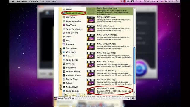 mac swf converter-swf to mp4