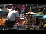 The Erawan Shrine - One of the famous temples in Bangkok