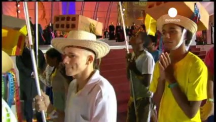 Papa dünyaca ünlü Copacabana Plajı’nda