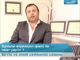 Epidural enjeksiyon işlemi ile neler yapılır ?