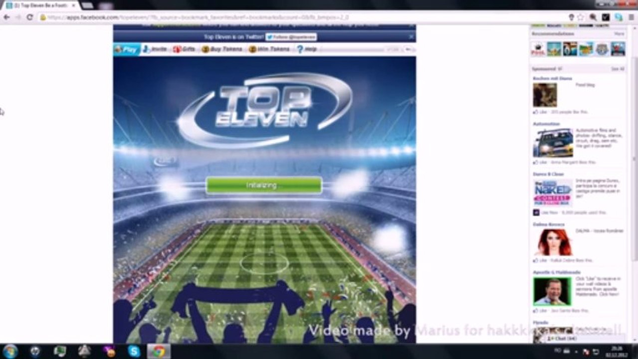 Top Eleven Football Manager Tokens Hack tool 2013
