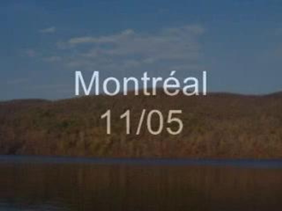 Montréal novembre 2005