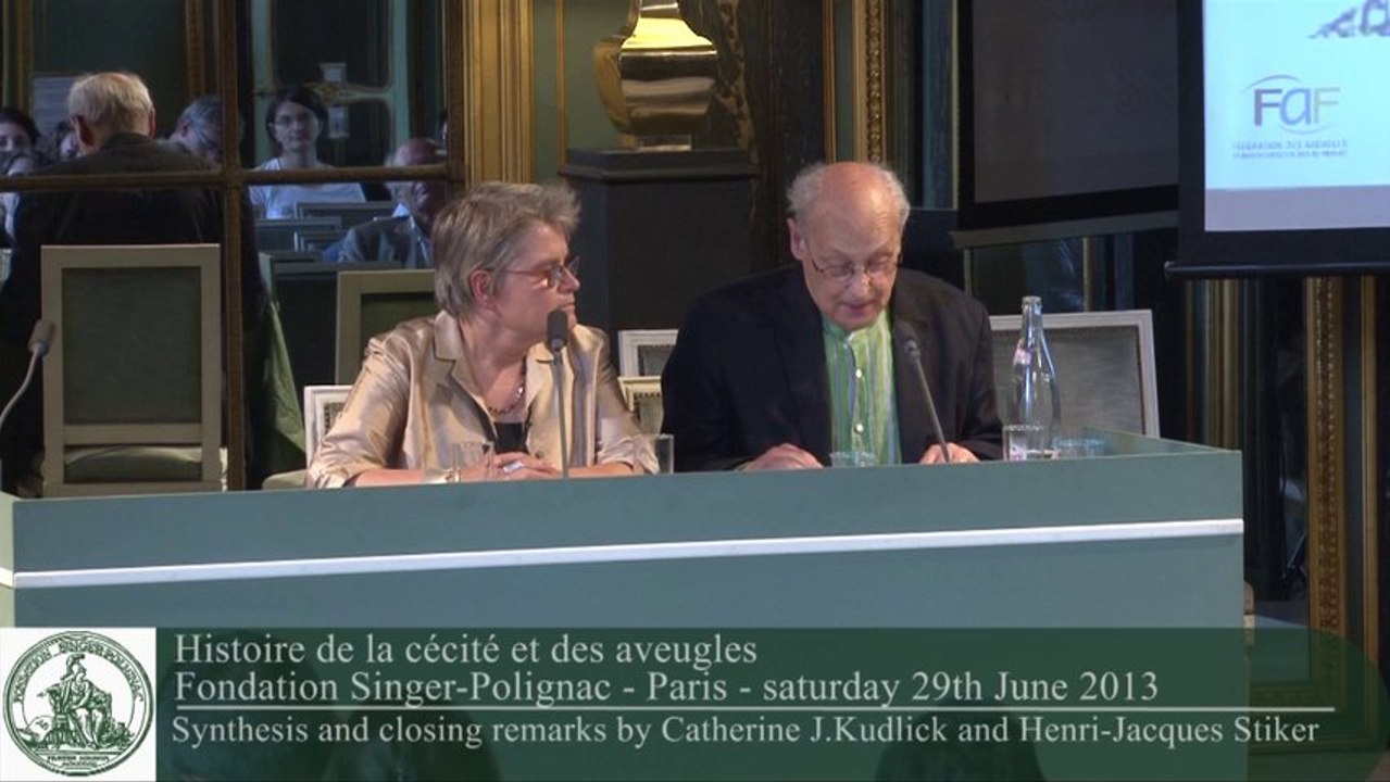 The history of blindness and the blind : Synthesis by Catherine J.Kudlick & Henri Jacques Stiker