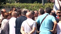 Napoli - Il ministro Delrio incontra i lavoratori del consorzio di bacino -1- (25.07.13)