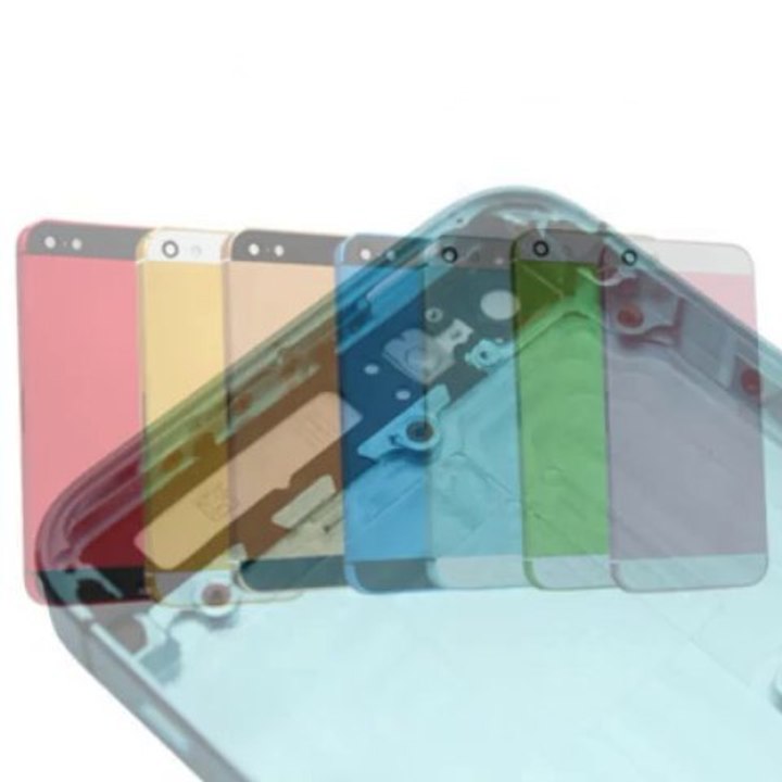 Hytparts.com-iPhone 5 Original Back Housing Battery Door Cover Plate Litht Blue