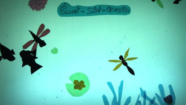 Découverte du papier découpé et de la pixilation à Ecourt-St-Quentin