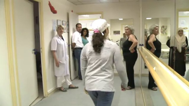 Syrian child refugees in France for medical aid