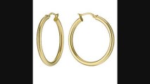Together Bonded Silver & 9ct Gold Large Creole Earrings Review