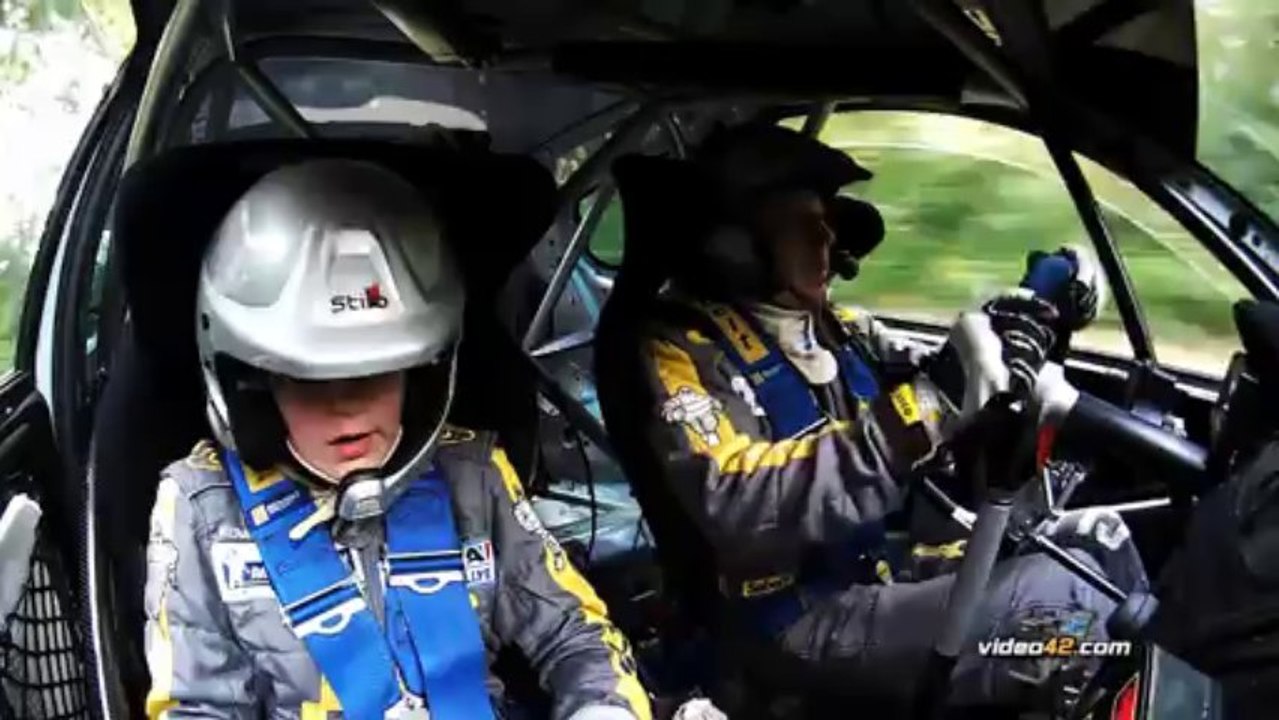 rallye Macon 2013 Berard renault clio R3 camera embarquée video42