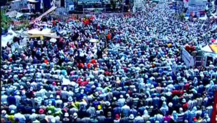 Rabiatül Adeviye Meydanı'ndan Mursi'ye destek