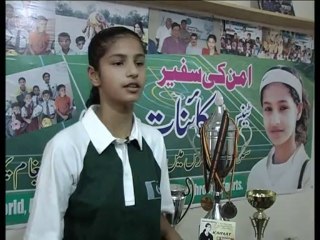 TENNIS PLAYER KAINAT KHAN, AN EMERGING TENNIS STAR OF PAKISTAN.