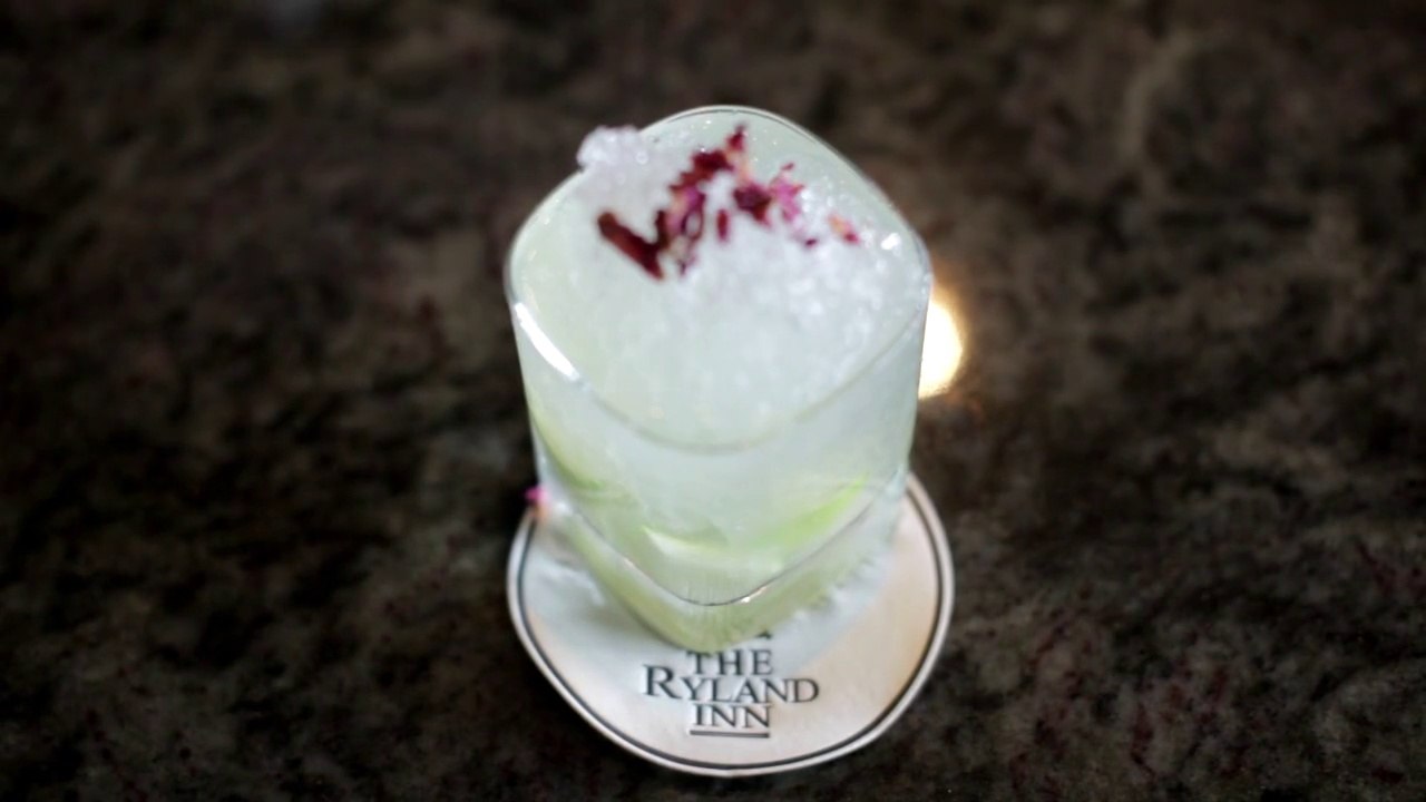 Rosewater Caipirinha