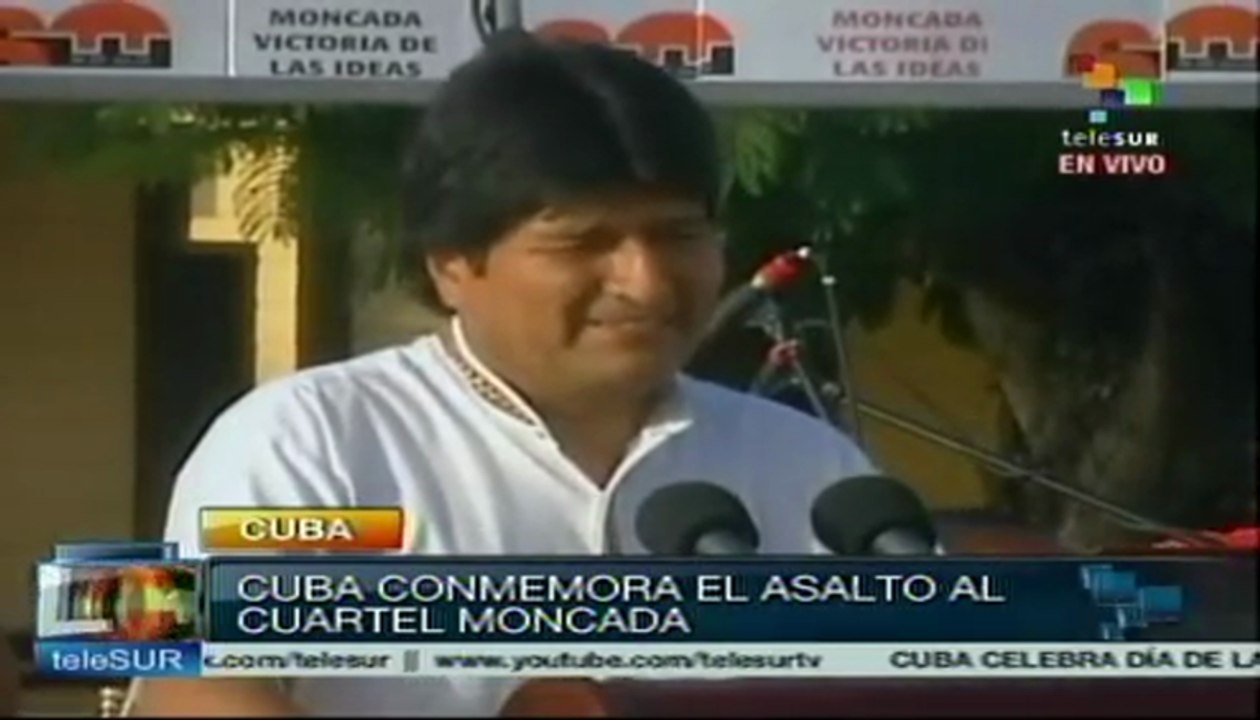 Revolución Cubana, fuente de inspiración permanente: Evo Morales