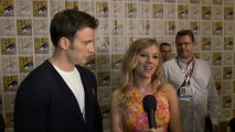 Chris Evans and Scarlett Johansson Talk About 