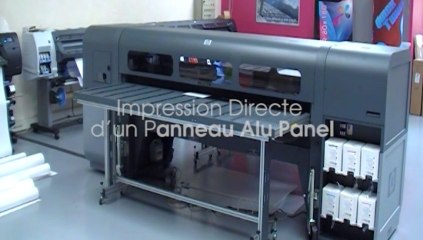 Impression sur Alu Panel - HP Scitex FB 700