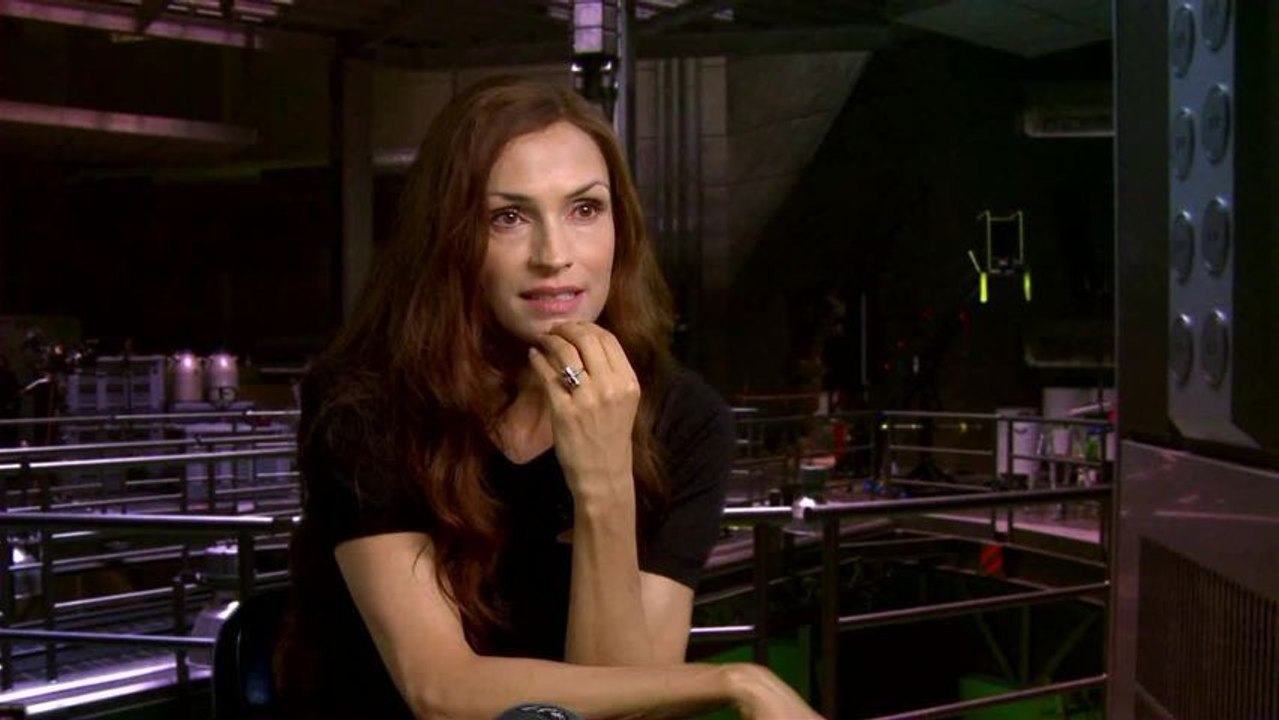 Famke Janssen Talks About A Sexy Animalistic Hugh Jackman In "The Wolverine"