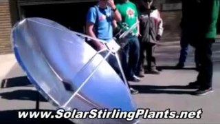 BANNED Video - Free Electricity Using Solar Stirling Plant - Construction detail!