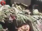 Libya devlet televizyonunda sokaklardaki cesetler halka gösteriliyor